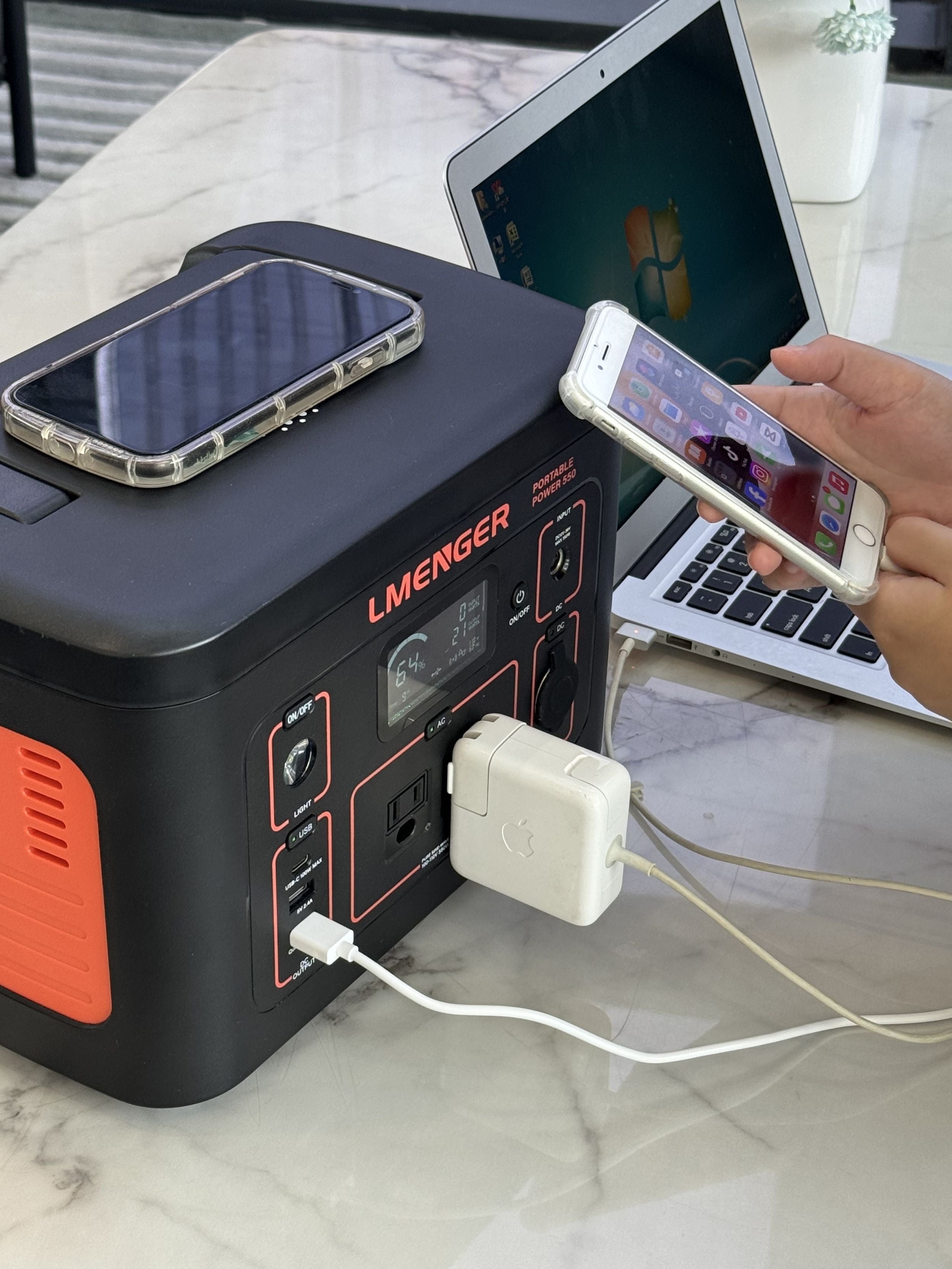 Power Up Anywhere with the LMENGER K5 Pro Portable Power Station