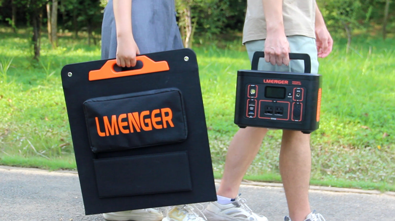 Harness the Power of the Sun with the LMENGER Foldable Solar Panel 100W