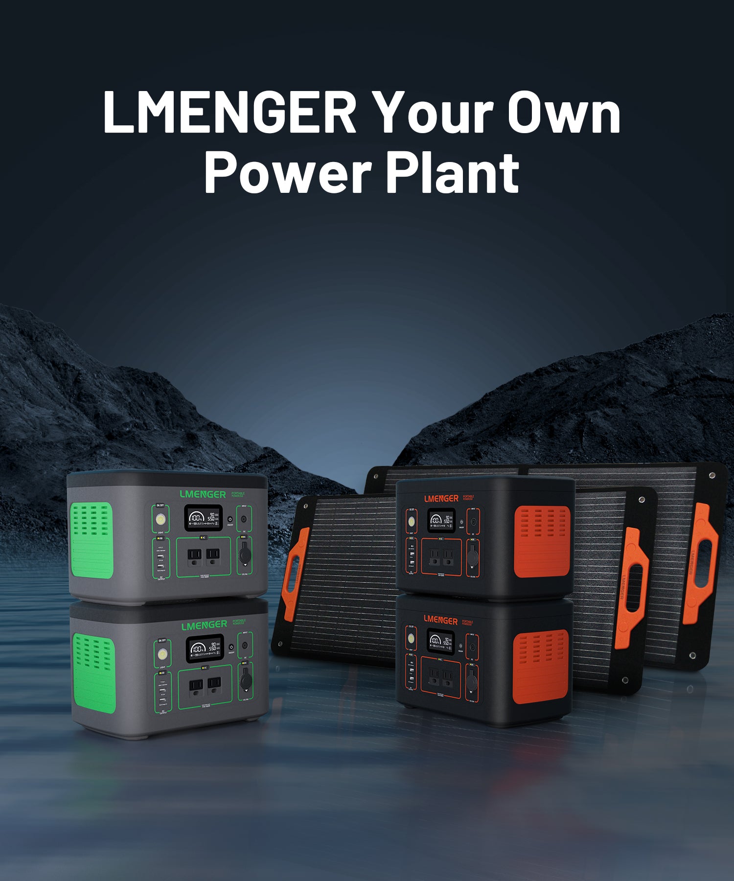 Why buy a home solar generator? LMENGER solar generator is the best choice