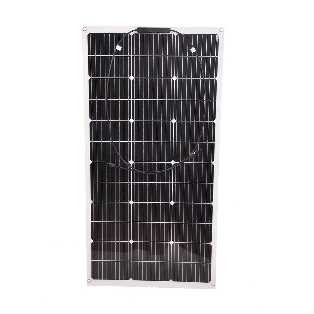 High efficiency ETFE Solar Panels 100W Flexible Solar Panel For Boats Roof With Cables