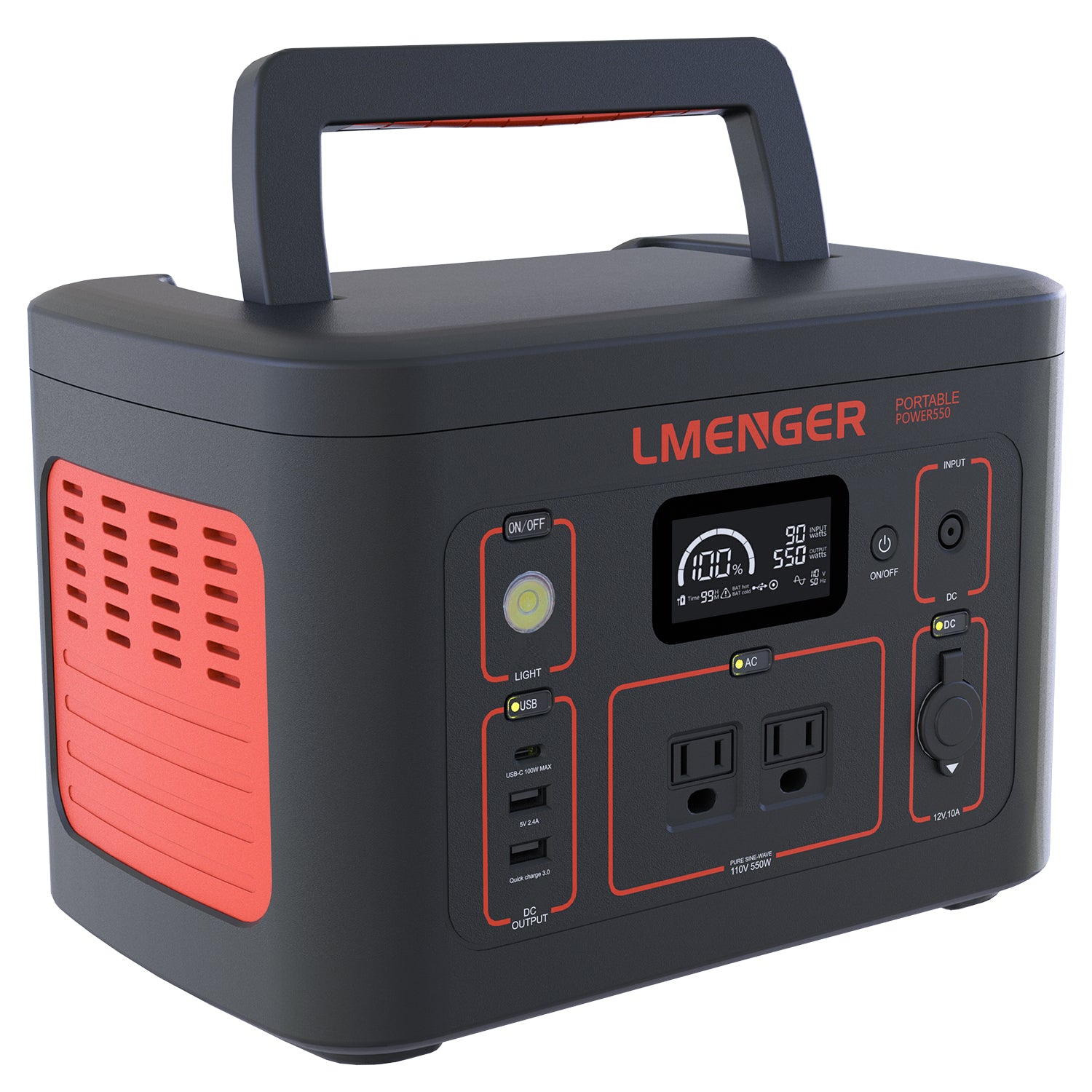 LMENGER K5 Portable Power Station 550W/577Wh