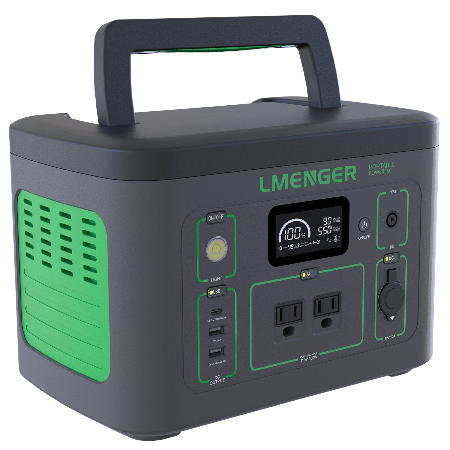 LMENGER X5 Portable Power Station 550W/577Wh