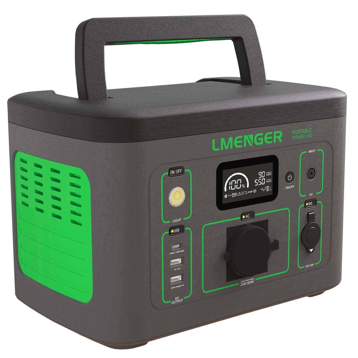 LMENGER X3 Portable Power Station 550W/326Wh