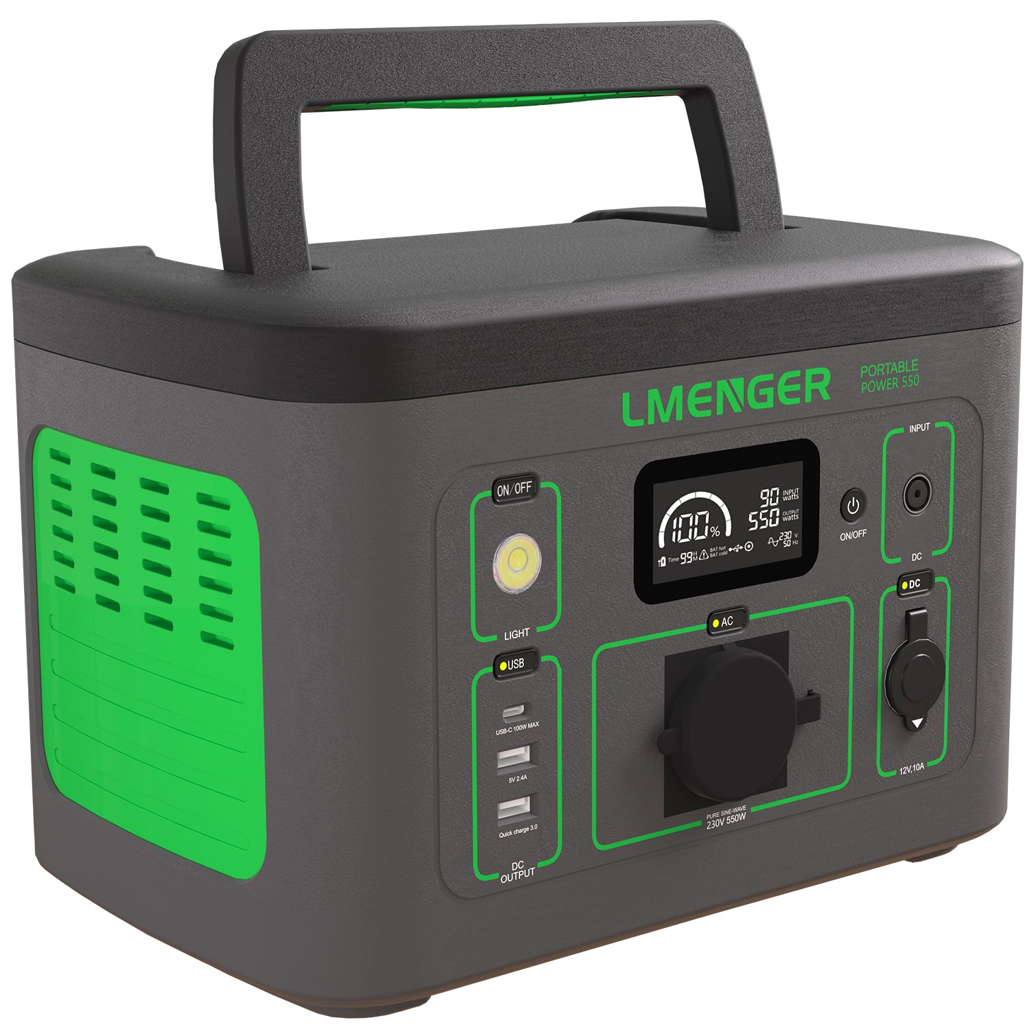 LMENGER X5 Portable Power Station 550W/577Wh